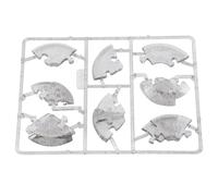 SIXRUN Bloc de Puzzle en Cristal 3D Translucide pour Jouet D'intelligence Bricolage en Forme de Saturne avec 40 Petites Particules pour Les Enfants (Grey)