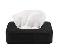 SIXRUN Boîte à Mouchoirs de Voiture, Porte-serviettes en Cuir PU, Design Compact pour Pare-soleil et Dossier de Siège, Solution élégante pour l'organisation de la Voiture