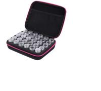 SIXRUN Boîte de Rangement pour Broderie, Boîte de Rangement pour Perles en Nylon et Plastique PP avec 30 Emplacements, Compartiments Transparents, étui de Double Couche pour Bijoux, Pilules, Boucles