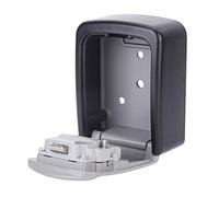 SIXRUN Boîte de Verrouillage à clé avec Mot de Passe à Combinaison de 4 Chiffres, pour la sécurité de la Maison, Mallette de Rangement de sécurité Montage Mural, Matériau en Alliage D'aluminium