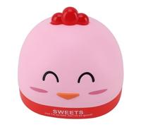 SIXRUN Boîte Distributrice de Mouchoirs, Organisateur de Stockage de Mouchoirs en Plastique de Poulet de Dessin animé Mignon pour Comptoir, Chambre à Coucher, Cuisine, Couleur Bleue Durable (PINK)