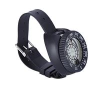 SIXRUN Boussole de Poignet Légère et étanche pour Les Activités de Plein Air, Bande ABS Durable, Mini Boussole de Bracelet de Montre pour Le Camping, la Randonnée, Profondeur étanche de 50 M