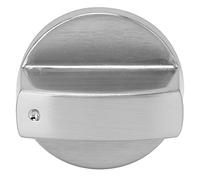 SIXRUN Bouton de Cuisinière en Alliage de Zinc de 8mm, Cadran de Commande de Four à Gaz Durable pour Cuisinière de Cuisine, Argent 1,6x0,8 Pouces