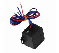 SIXRUN Bouton-poussoir Universel de Démarrage du Moteur de Voiture, 12V, avec Lumière LED Rouge et Bleu en Option, pour la Plupart des Véhicules, Kit de Démarrage D'allumage (BLUE)