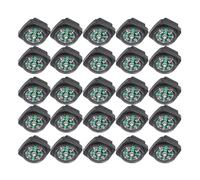 SIXRUN Bracelet de Boussole à Corde Parapluie de 25 Pcs avec une Précision Directionnelle Précise, Normes sécurité élevées, Portables et Pratiques pour les Activités Plein Air, Polyvalentes et