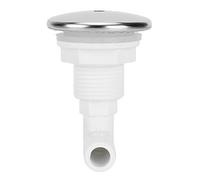 SIXRUN Buse de Baignoire D'hydrothérapie, Buse d'air Amovible Durable pour Bain Spa, Piscine à Source Chaude, Plastique en Acier Inoxydable 4,3" Adaptée aux Baignoires Familiales, Piscines