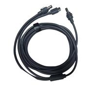 SIXRUN Câble d'alimentation Satellite 2 en 1 en PVC Durable Résistant à l'eau pour Utilisation Intérieure et Extérieure 18 AWG 1 unité