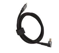 SIXRUN Câble USB C à 90 Degrés 4K 60 Hz Prend en Charge PD100W Type C 10 Gbps Cordon de Charge Rapide pour Steam Deck, Ligne de Tressage en Nylon en Alliage D'aluminium pour le Travail et le (100cm)