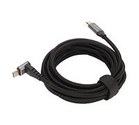 SIXRUN Câble USB C à 90 Degrés 4K 60 Hz Prend en Charge PD100W Type C 10 Gbps Cordon de Charge Rapide pour Steam Deck, Ligne de Tressage en Nylon en Alliage D'aluminium pour le Travail et le (300 cm)