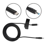 SIXRUN Câble USB C vers DC, 19V 65W PD avec Puce D'induction | Type-C mâle vers sortie 4,5 mm x 3,0 mm, conducteur entièrement en cuivre, cordon adaptateur pour ordinateur portable ,