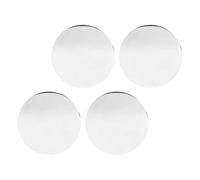 SIXRUN Caches Moyeu Universels, Capuchons de Centre de Roue 68 Mm Diamètre Extérieur 62 Mm Diamètre Intérieur Lot de 4, for Jantes de Voiture (Galvanoplastie)