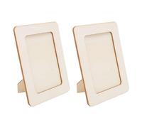 SIXRUN Cadre Photo Inconnu Painter Bois Réglable 2 PCS pour Artisans de Bricolage à la Maison, école | Matériau en Bois Premium -.1x14.1 Cm