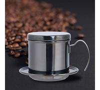 SIXRUN Cafetière Goutte à Goutte Vietnamienne, Filtre à café Portable en Acier Inoxydable 304 avec Conception Détachable pour la Maison, le Bureau, le Camping, Infusion Rapide, Taille Compacte de 3