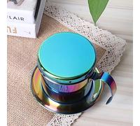 SIXRUN Cafetière Goutte à Goutte Vietnamienne, Filtre à café Portable en Acier Inoxydable 304 avec Conception Détachable pour la Maison, le Bureau, le Camping, Infusion Rapide, Taille Compacte de 3