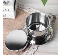 SIXRUN Cafetière Goutte à Goutte Vietnamienne, Filtre à café Portable en Acier Inoxydable 304 avec Conception Détachable pour la Maison, le Bureau, le Camping, Infusion Rapide, Taille Compacte de 3