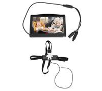 SIXRUN Caméra de Voiture pour bébé avec écran HD de 5 Pouces, Vue Nocturne 1080P et Plug Play pour la sécurité des Nourrissons