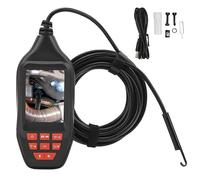 SIXRUN Caméra Endoscopique avec écran LCD 3 Pouces, Endoscope d'inspection 1080P avec Endoscope de Flexion IP67 de 8 Mm, Caméra à écran 3000 MAh pour l'entretien des Tuyaux, les Tests Automobiles,