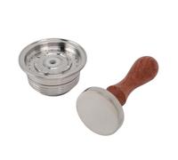 SIXRUN Capsule de café Réutilisable en Acier Inoxydable Durable pour une Expérience de Brassage Personnalisée Parfaite pour un Usage Domestique en Acier Inoxydable 304 1 unité