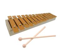 SIXRUN Carillon Xylophone 13 Notes, Lames Metalliques Couleur Bois