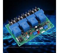 SIXRUN Carte de Séquence de Temps de Puissance, Module de Contrôleur Séquentiel Réglable à 4 Canaux 30A pour la Domotique, Conception Durable et Fiable