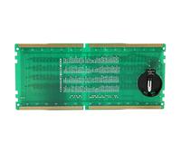 SIXRUN Carte de Test Mémoire DDR4, PCB Aller-Retour | Outil de diagnostic de carte mère, indicateur de défaut LED, alimenté par batterie CR2032, compatibilité des emplacements
