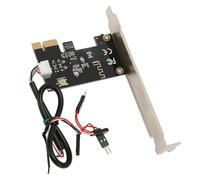 SIXRUN Carte PCIE de Commutateur de Réinitialisation de l'alimentation de l'ordinateur, Carte de Port PCIE de Contrôle Fil, Commutateur de Réinitialisation de 'Alimentation à Distance pour Les