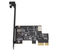 SIXRUN Carte Riser USB3.2 PCI E avec Condensateurs en Céramique pour Une Transmission Rapide dans Les Jeux ou la Configuration PC, Conception Métallique (Black)