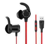 SIXRUN Casque de Jeu USB 10mm, Micro Antibruit (USB) | Microphone omnidirectionnel, câble de 2,5 m, sensibilité 108 dB, fréquence 20-20 KHz, impédance 32 Ω