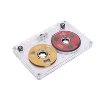 SIXRUN Cassette, Bande Audio Ferrique à Polarisation Normale avec Bobines Métalliques, Durée d'Enregistrement de 50 Minutes, Boîtier ABS pour Enregistrement de Musique Vocale, Mixtapes, Archivage,
