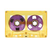 SIXRUN Cassette Vierge, 50 Minutes de Bande Magnétique Vierge Bobine Métallique avec Boîtier Transparent pour Enregistrement Musical Punk Rock Indie Hip Hop
