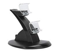 SIXRUN Chargeur de Bureau 2 en 1 pour Manettes de Jeu à Double Avion, avec Matériau ABS, pour Contrôleurs, Chargez Deux Simultanément en 4 Heures