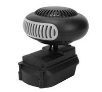 SIXRUN Chauffage sans Fil, Chauffage à Batterie ABS avec Sortie 170 W, Batterie 6500 MAh, 2 Vitesses de Vent, Ventilateur Portable Désembueur de Voiture pour Atelier de Chantier, Utilisation en