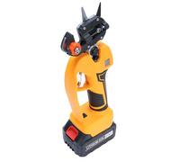 SIXRUN Cisaille électrique 60W, Poignée Ergonomique Efficace pour le Jardinage, Matériaux à Haute Résistance pour Sécateur de Branches D'arbre (Prise UE 100-240V)