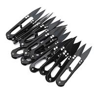 SIXRUN Ciseaux à Fil à Ressort, Coupe-fil Durable en Acier à Haute Teneur en Carbone pour Bricolage et Couture, Paquet de 12 Pièces de 4.3 Pouces, adapté aux Points de Croix