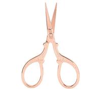 SIXRUN Ciseaux de Broderie Vintage Tranchants en Acier Inoxydable, Outil de Couture Artisanal pour Point de Croix, Bricolage Fait à la Main, 1 X Ciseaux Rétro, Disponible en Argent (Or Rose)