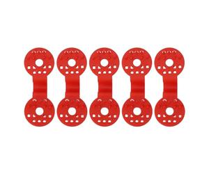 SIXRUN Clips pour Toile D'ombrage, Construction en Polyéthylène Durable | 50 pièces, traité anti-UV, facile à installer, maintien du tissu, usage polyvalent