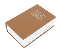 SIXRUN Coffre-fort de Style Dictionnaire, Mini et Mignon, durabilité Fiable, pour Enregistrer des Cartes Bancaires et des Cartes d'identité, 7,2 X 4,6 X 2, Pouces, Résine + Acier Inoxydable + Papier