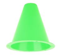 SIXRUN Cônes d'Entraînement de Football 10 Pièces Marqueurs de Football, Matériau PE Cônes de Couleur Vive pour Un Entraînement de en Plein Air Stable, Support d' de de 3,35 Pouces pour la (Green)