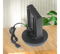 SIXRUN Controller Charging Dock 4 in 1, LED Indicator | Construction ABS, entrée Type-C 5 V, voyant d\'état de charge rouge vert, organisateur , base de stockage de jeu