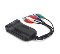 SIXRUN Convertisseur YPBPR, Adaptateur Vidéo Composant ABS RVB avec Prise en Charge 1.3 pour TV Box DVD 480p 720p 1080p, Plug and Play pour Configuration de Jeu Home Cinéma