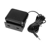 SIXRUN Convient pour Haut-Parleur Externe de Voiture Mini NSP-100 CB, Haut-Parleur VHF Marin Durable pour FT-847 FT-920-950 -2000, de Voiture en ABS Noir pour Les Amateurs de Radio Amateur