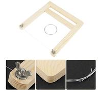 SIXRUN Coupe-Savon Efficace en Forme de Pain de Savon, Outil de Coupe de Fil pour la Fabrication et la Décoration du, Outil Artisanal pour la du, Bois, 7,7 X 8,5 Pouces