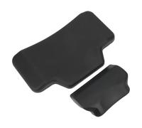 SIXRUN Coussin de Dossier de Moto Doux, Durable, Confortable pour L'arrière, pour les Passagers du Siège, Ajustement Universel pour les Modèles de Moto, Noir, 2 Unités