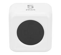 SIXRUN Cube de Minuterie Visuelle, Capteur de gravité, Minuterie Pomodoro Personnalisable avec Alertes Silencieuses pour Le Travail et Les études (White)