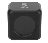 SIXRUN Cube de Minuterie Visuelle, Capteur de gravité, Minuterie Pomodoro Personnalisable avec Alertes Silencieuses pour Le Travail et Les études (Black)