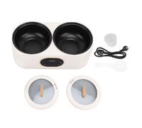 SIXRUN Cuiseur à Riz Automatique, Marmite électrique Multifonctionnelle à Double Doublure, Commande par Panneau Tactile, Couvercle Intérieur Amovible, 6 Fonctions, Cuisson Simultanée