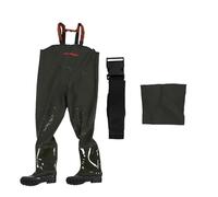 SIXRUN Cuissardes de Pêche, Cuissardes Imperméables Respirants en PVC avec Coutures Renforcées et Bretelles Réglables pour Hommes et Femmes Chasse et Sports Nautiques (Translation (42)