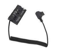 SIXRUN D Tap vers NP F550 Batterie Factice, Adaptateur d'alimentation de Remplacement pour Moniteur et émetteur Vidéo sans Fil