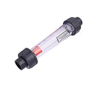 SIXRUN Débitmètre de Haute Précision, Jauge de Débit de Liquide pour Mesurer les Solutions Acides et Alcalines, Tube en Plastique LZB-15(D), Plage 5-800L/H (40-400 ml/heure)