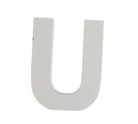 SIXRUN Décoration de L'alphabet en Bois Légère et Robuste Finition Polie 15 Cm de Hauteur Blanc Grande Lettre en Bois à Suspendre au Mur pour Fête de Mariage Décoration de la Maison (16)